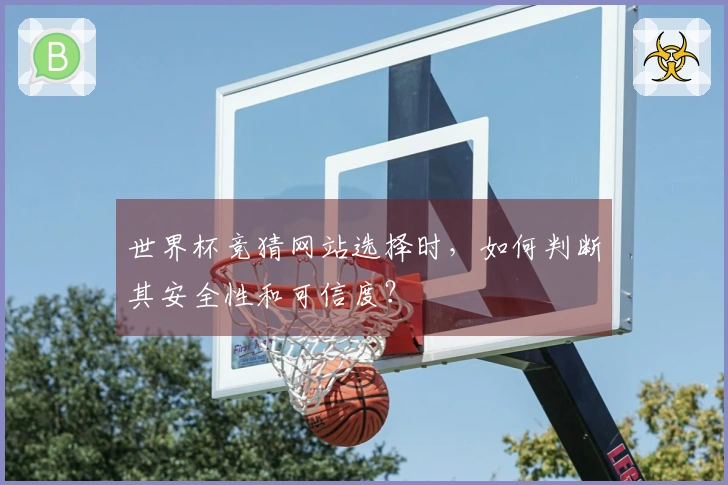 世界杯竞猜网站选择时,如何判断其安全性和可信度?